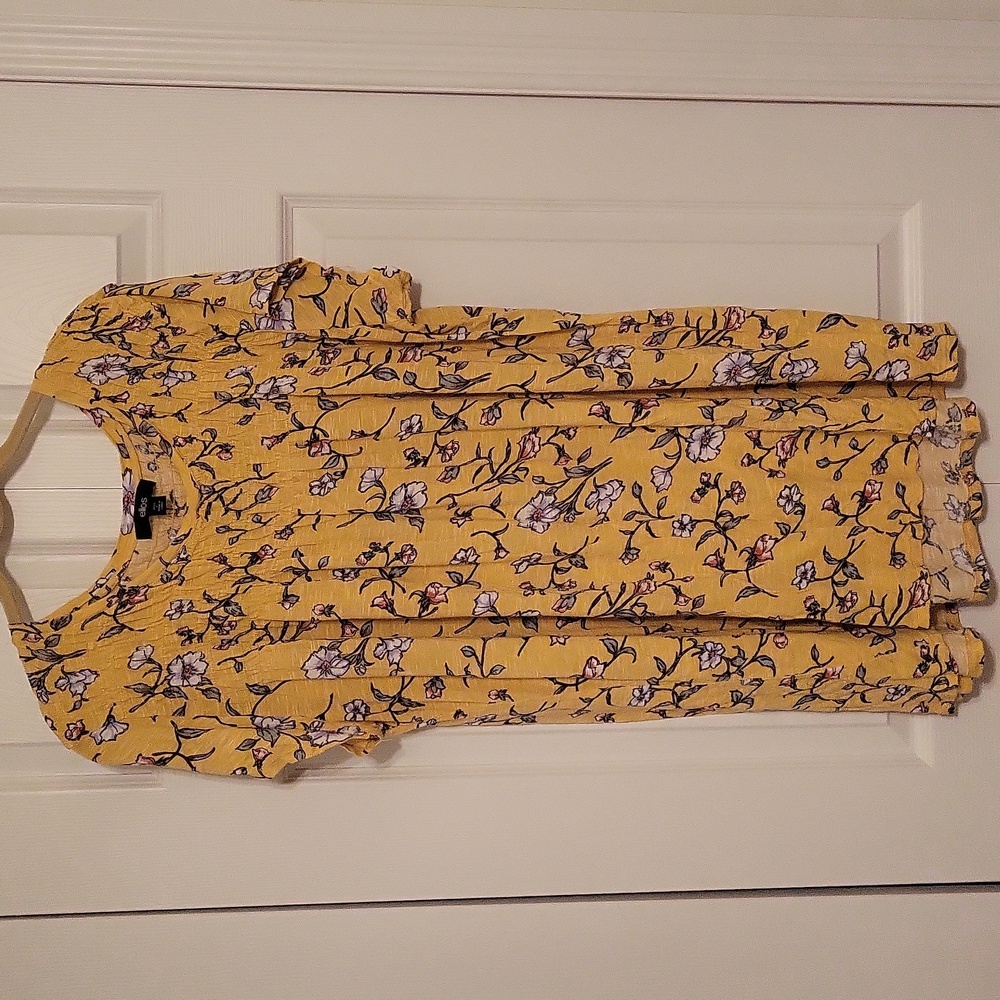 Ellos Yellow Floral Tee